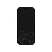 ちいかわ iPhone 16Pro対応 ガラススクリーンプロテクター（モモンガ）