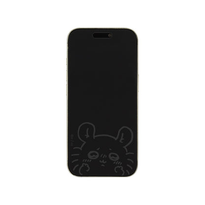 치이카와 iPhone16Pro 호환 강화유리 스크린 프로텍터 (모몽가)