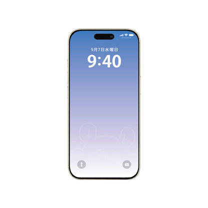 치이카와 iPhone16Pro 호환 강화유리 스크린 프로텍터 (모몽가)