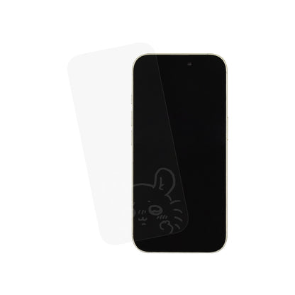 치이카와 iPhone16Pro 호환 강화유리 스크린 프로텍터 (모몽가)