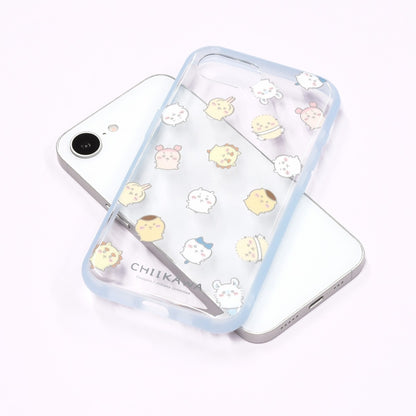 치이카와 IIIIfit 클리어 iPhone 16e 호환 케이스 (총무늬)
