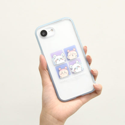 Chiikawa IIIIfit Clear iPhone 16e Compatible Case (Momonga & Furuhonya)