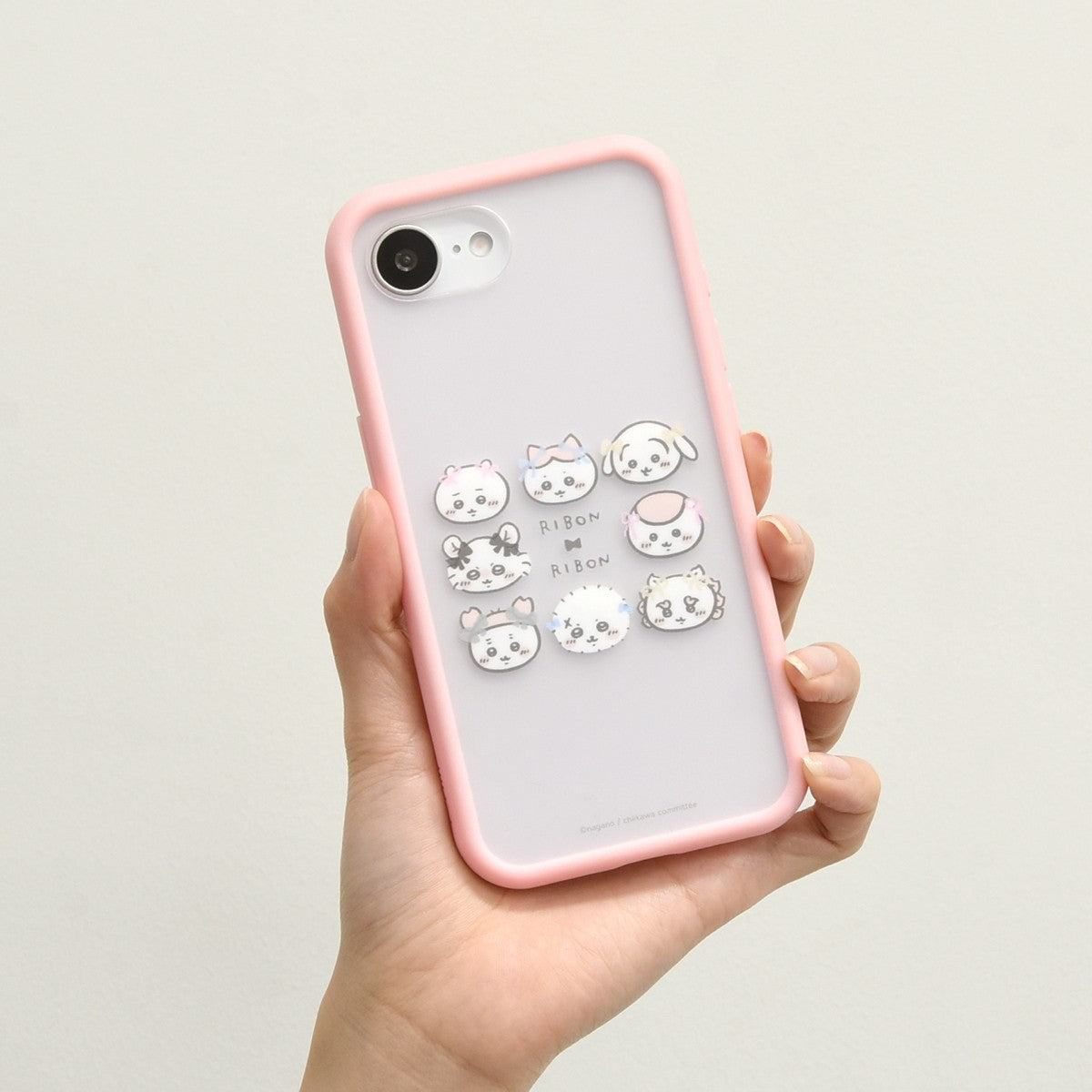吉伊卡哇 IIIIfit 加厚框 iPhone 16e 保護殼（蝴蝶結圖案）
