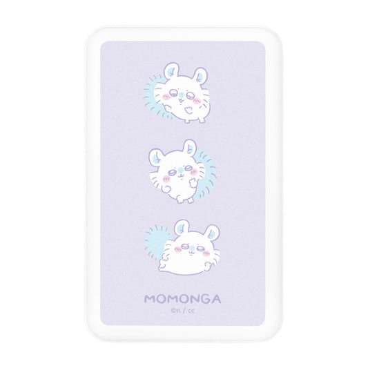 ちいかわ MagSafe対応 ワイヤレスリチウム充電器 5000mAh（モモンガ）