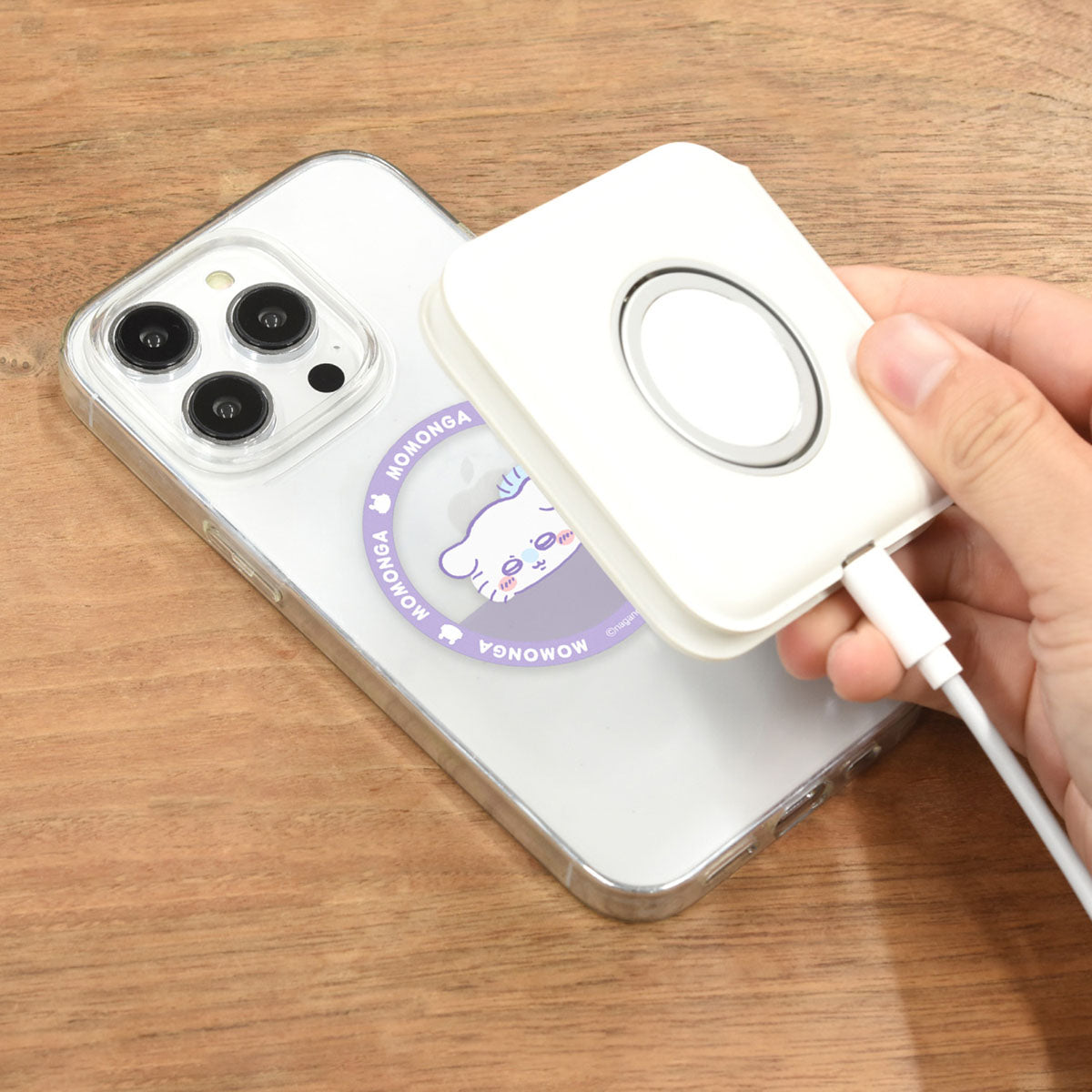 Chiikawa MagSafe Compatible Metal Sticker (Momonga)