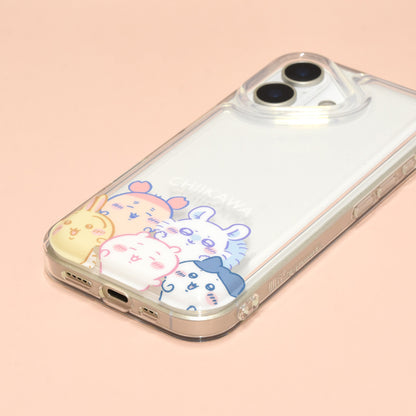 ちいかわ IIIIfit Clear iPhone17シリーズ対応ケース（みんな）