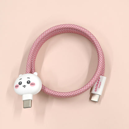 吉伊卡哇 支持PD60W USB2.0 Type-C 吊飾磁吸數據線 (吉伊卡哇)