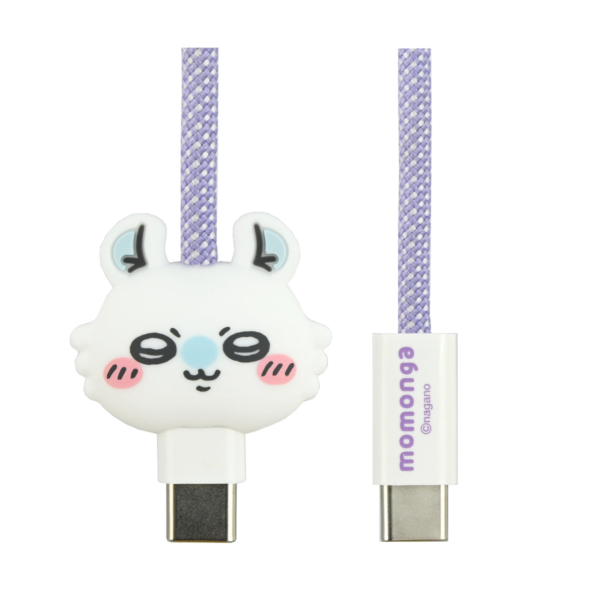 吉伊卡哇 支持PD60W USB2.0 Type-C 吊飾磁吸數據線 (小桃鼠)