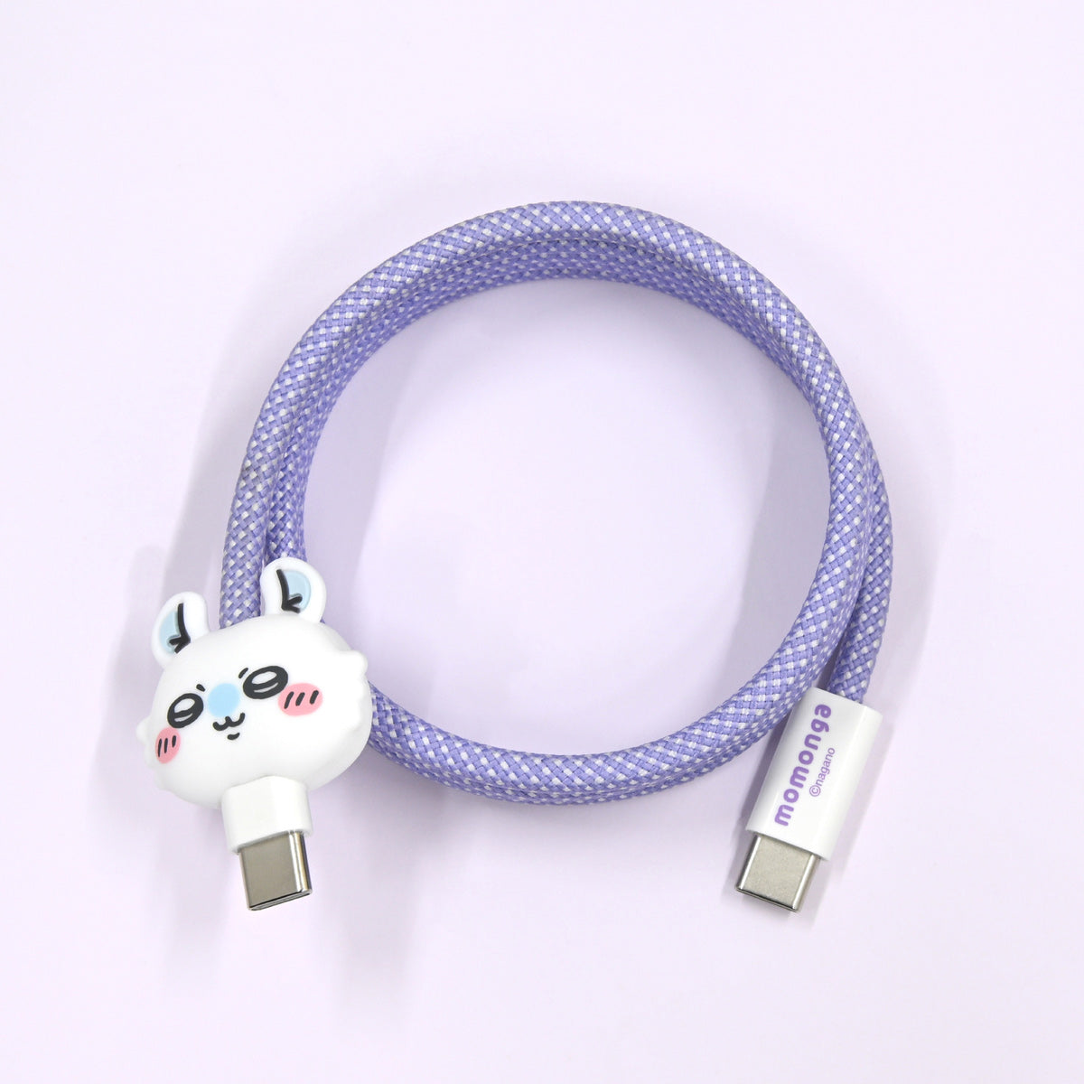 吉伊卡哇 支持PD60W USB2.0 Type-C 吊飾磁吸數據線 (小桃鼠)