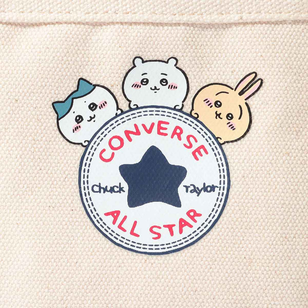 吉伊卡哇×Converse 帆布手提袋S（蓝灰色）