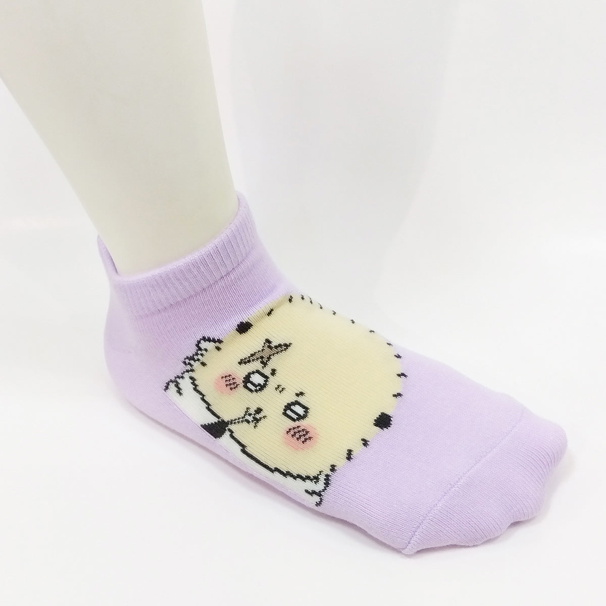 Chiikawa Sneaker-length Socks (Rakko) for Kids