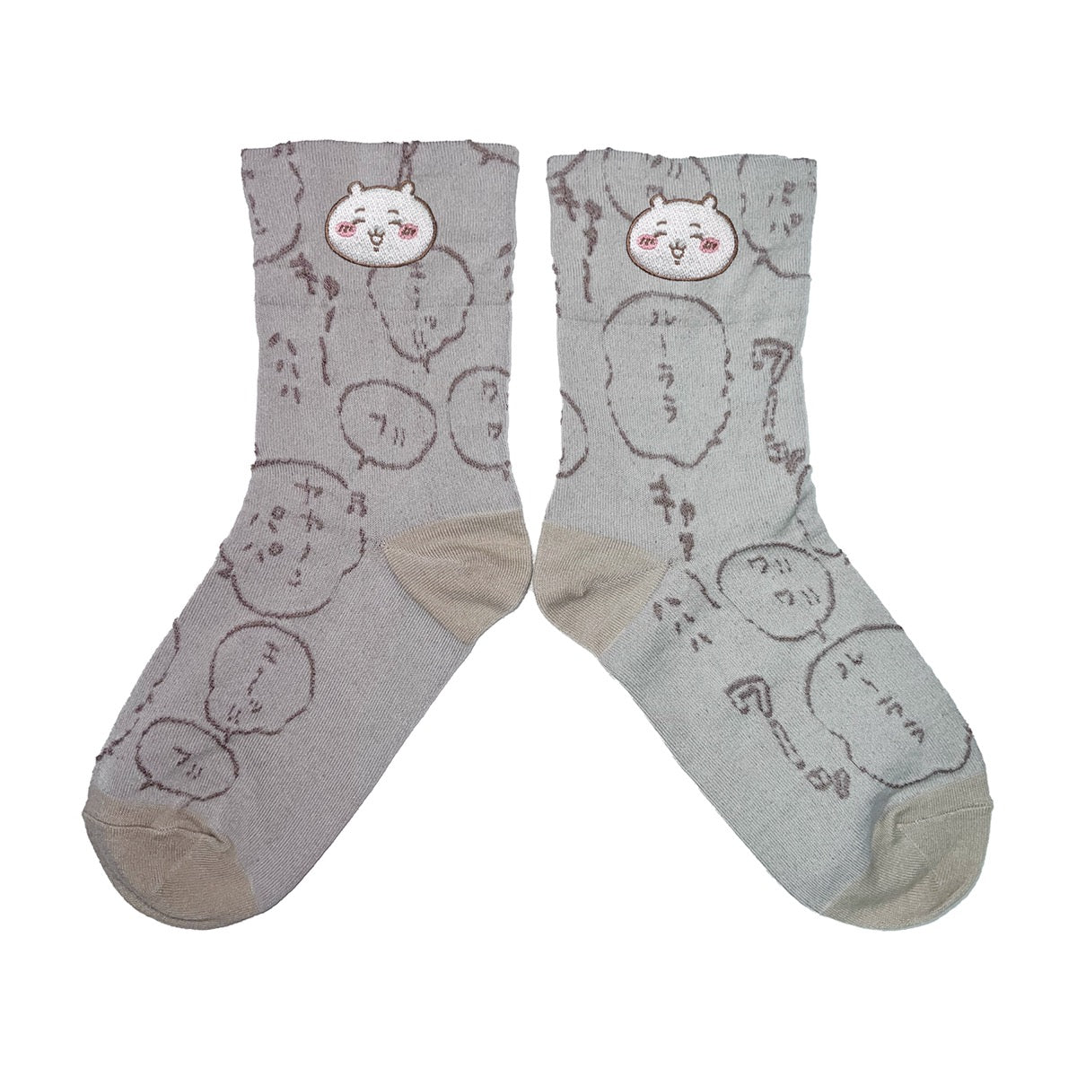 吉伊卡哇 漂浮刺繡中筒襪（吉伊卡哇 紅酒色）女士用