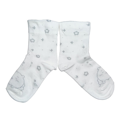 Chiikawa Lamé Crew Socks (Chiikawa White) Women's Size
