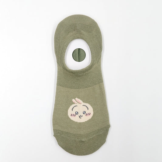 ちいかわ ココピタ スニーカー丈（うさぎ グリーン）