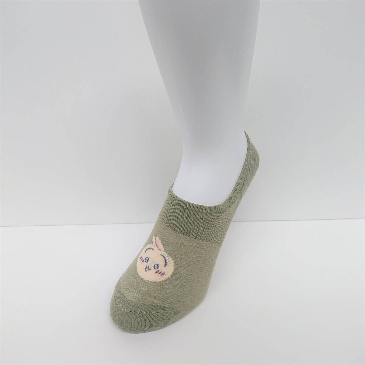 Chiikawa Kokopita Sneaker-Length Socks (Usagi Green)