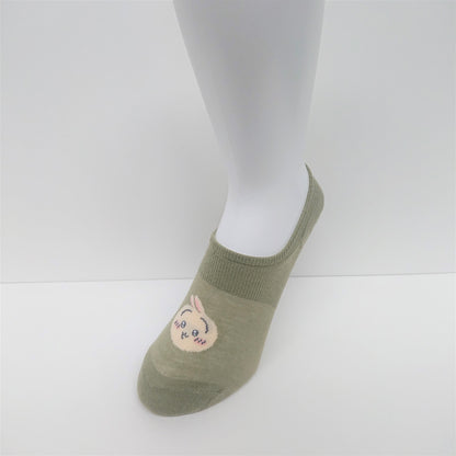 Chiikawa Kokopita Sneaker-Length Socks (Usagi Green)