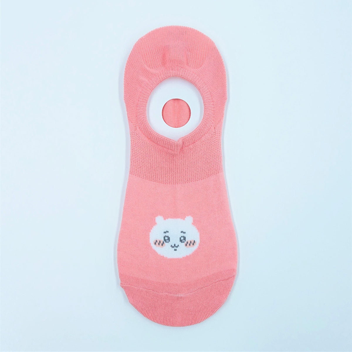 Chiikawa Kokopita Sneaker-Length Socks (Chiikawa Salmon Pink)