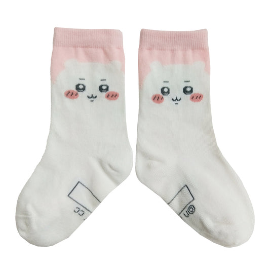ちいかわ クルーソックス（ちいかわフェイス）