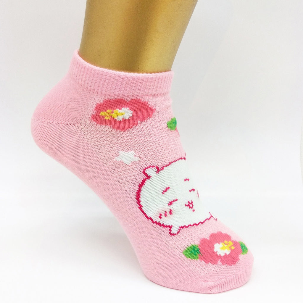 ちいかわ メッシュスニーカー丈ソックス（ちいかわ・アロハ）