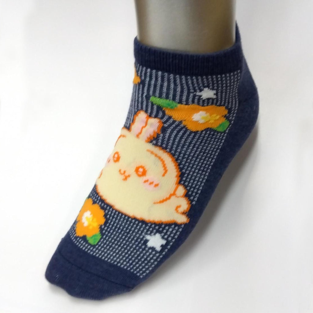 ちいかわ メッシュスニーカー丈ソックス（うさぎ・アロハ）メンズ用