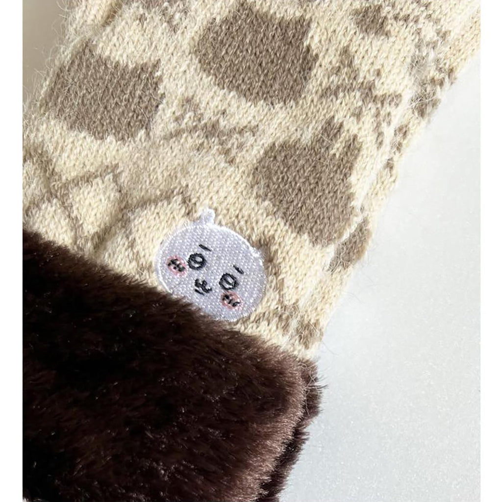 Chiikawa Smartphone-Compatible Gloves (Chiikawa Ivory)