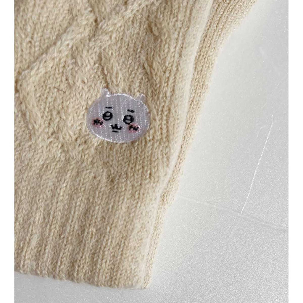 Chiikawa Smartphone-Compatible Cable Gloves (Chiikawa Face)