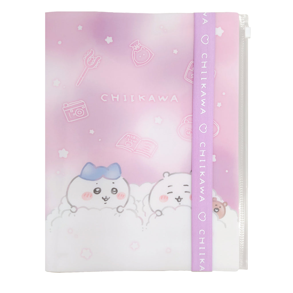 Chiikawa Logo Tape 6P File (Fluffy Goodnight)