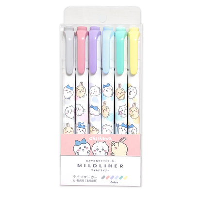 Chiikawa Mildliner 6-piece set