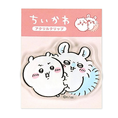 吉伊卡哇 壓克力夾子（吉伊卡哇和小桃鼠）