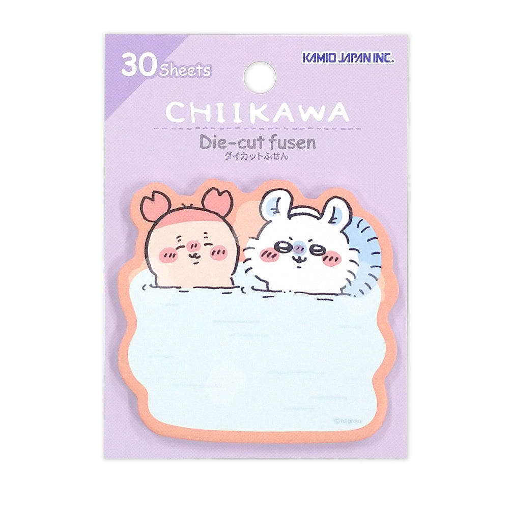 ちいかわ ダイカット付箋（モモンガ＆古本屋 お風呂）