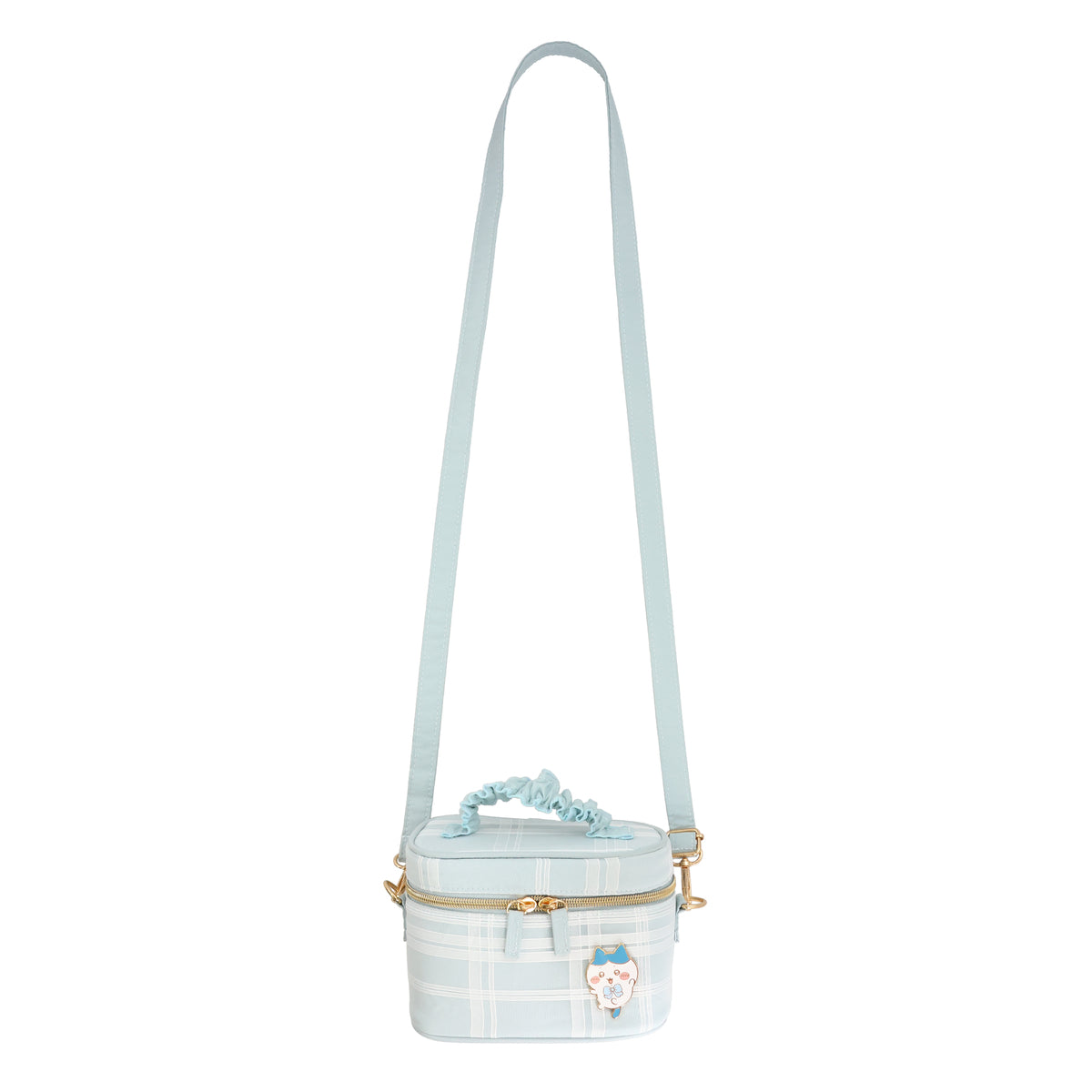 Chiikawa Vanity Pouch (Checkered / Hachiware)