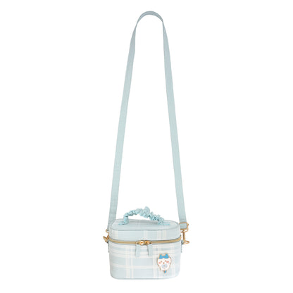 Chiikawa Vanity Pouch (Checkered / Hachiware)