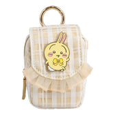 ちいかわ カラビナ付きミニポーチ（チェック・うさぎ）