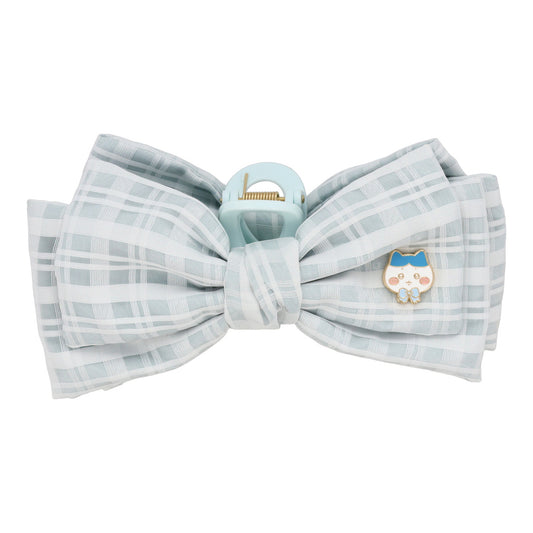 ちいかわ リボンバンスクリップ（チェック・ハチワレ）