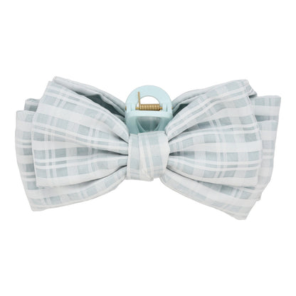 ちいかわ リボンバンスクリップ（チェック・ハチワレ）