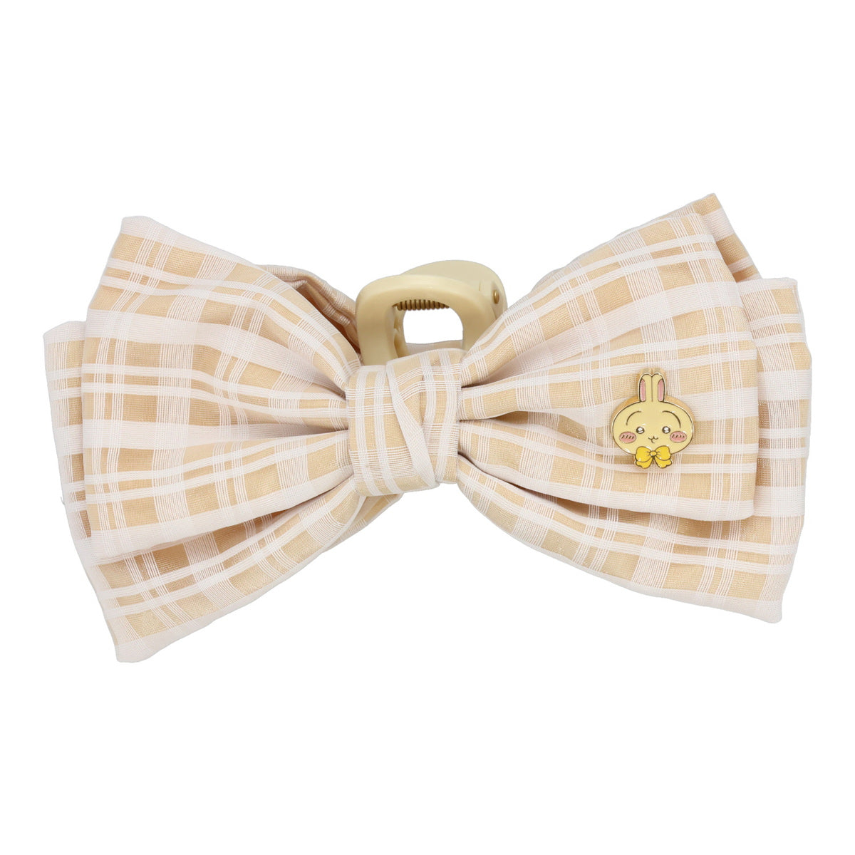 Chiikawa Ribbon Claw Clip (Checkered / Usagi)