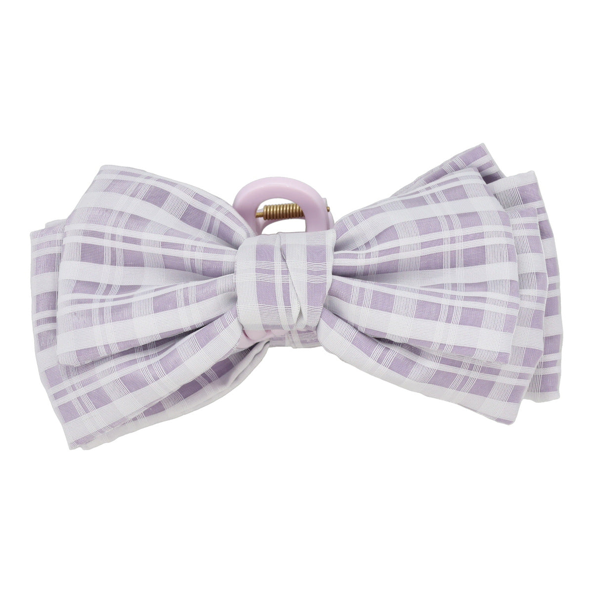 ちいかわ リボンバンスクリップ（チェック・モモンガ）