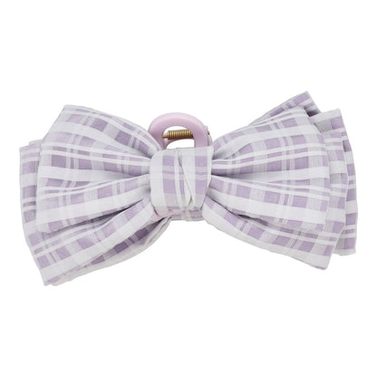 ちいかわ リボンバンスクリップ（チェック・モモンガ）