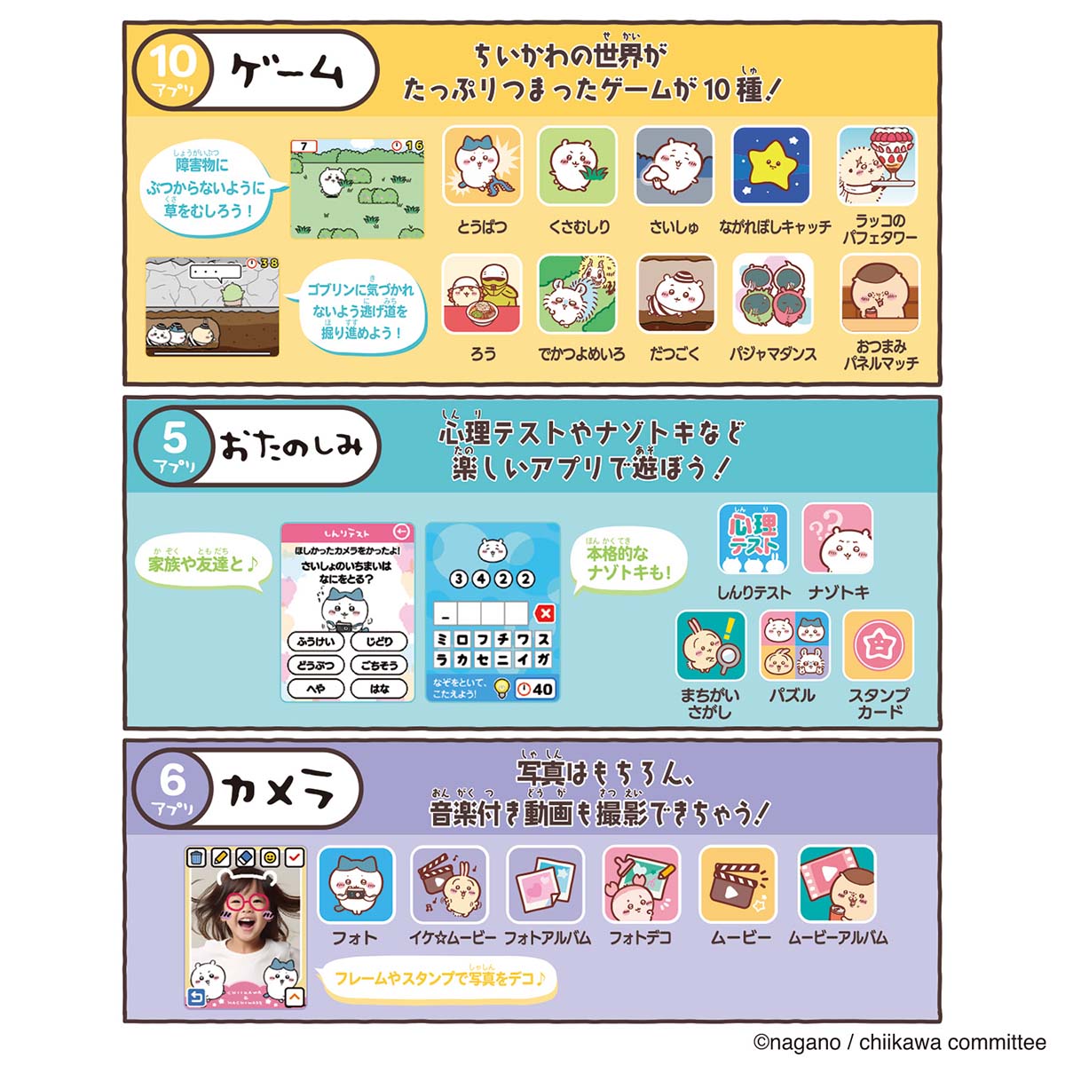 Chiikawa Chiikawa Phone (Chiikawa・Hachiware・Usagi) 