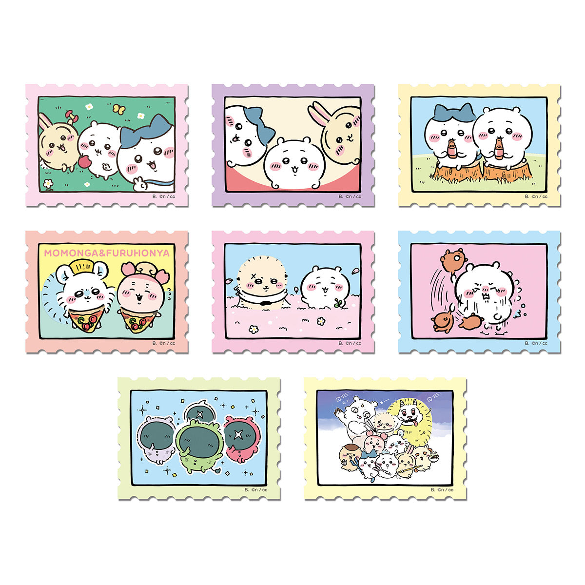 치이카와 다이컷 스티커 세트5 (전48종) 1BOX 20팩입