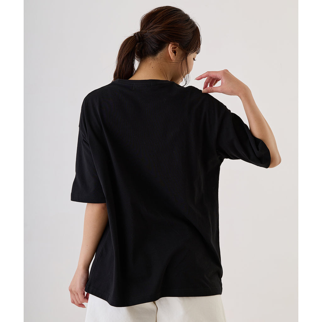 ちいかわ お出かけ楽しみ！な ビッグTシャツ 鎧デッパツ ブラック