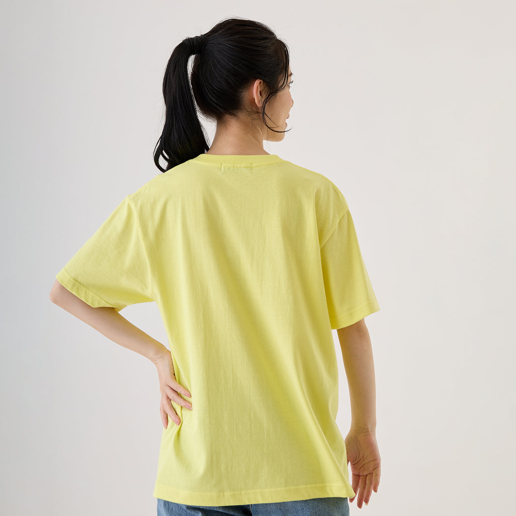 ちいかわ お出かけ楽しみ！な Tシャツ おでかけうさぎ ライトイエロー