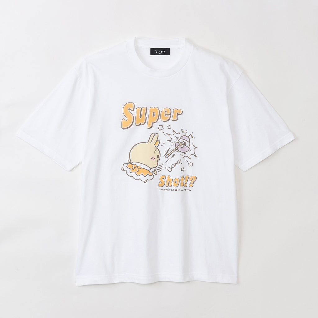 吉伊卡哇 超魔法吉伊卡哇 大T恤 Super Shot！？ 白色