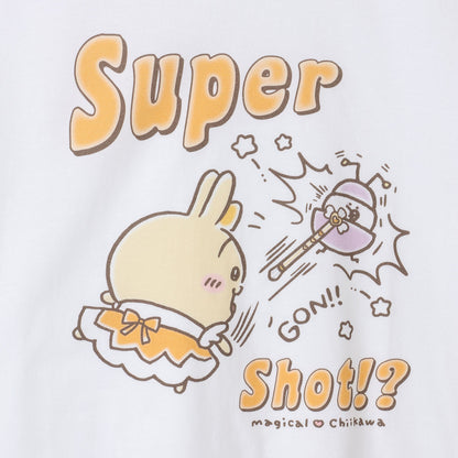 吉伊卡哇 超魔法吉伊卡哇 大T恤 Super Shot！？ 白色