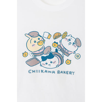 Chiikawa Chiikawa Bakery T-Shirt Tripping Trio White