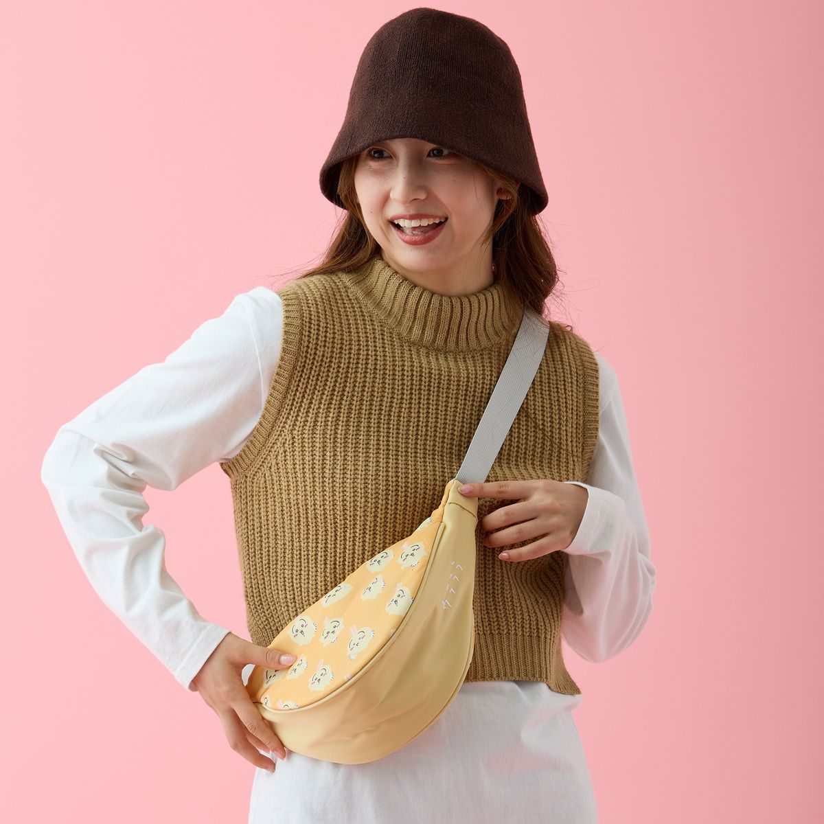Chiikawa Shoulder Bag Usagi Yellow