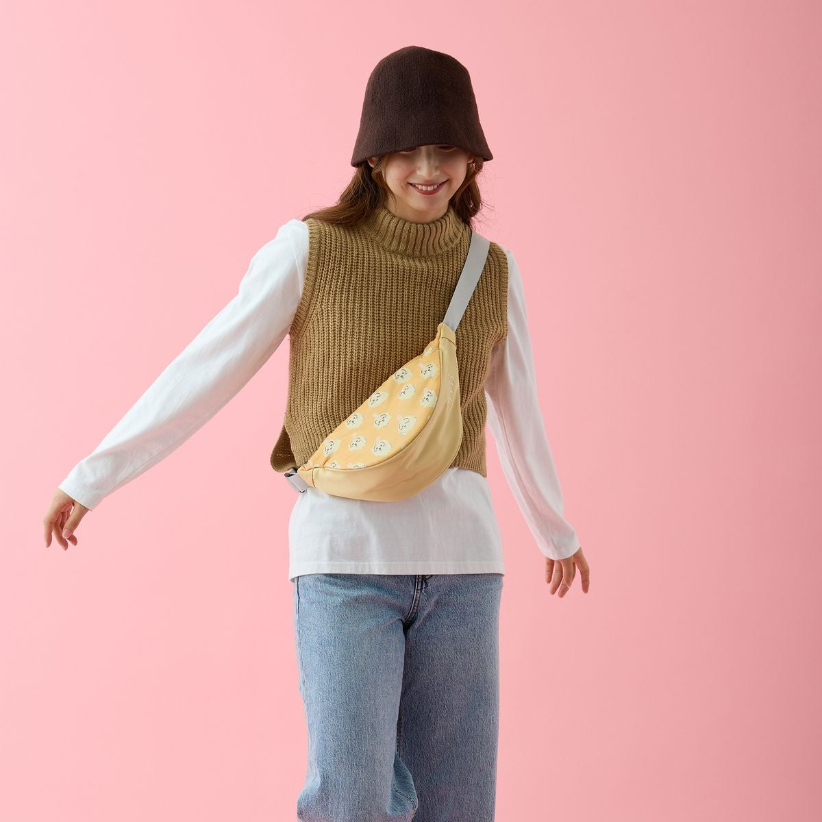 Chiikawa Shoulder Bag Usagi Yellow