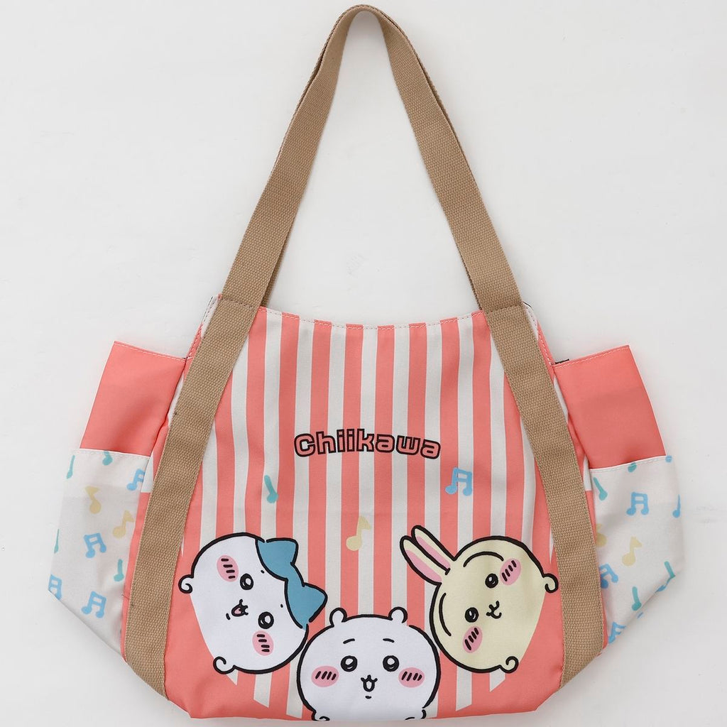 Chiikawa Balloon Bag Stripe Pink