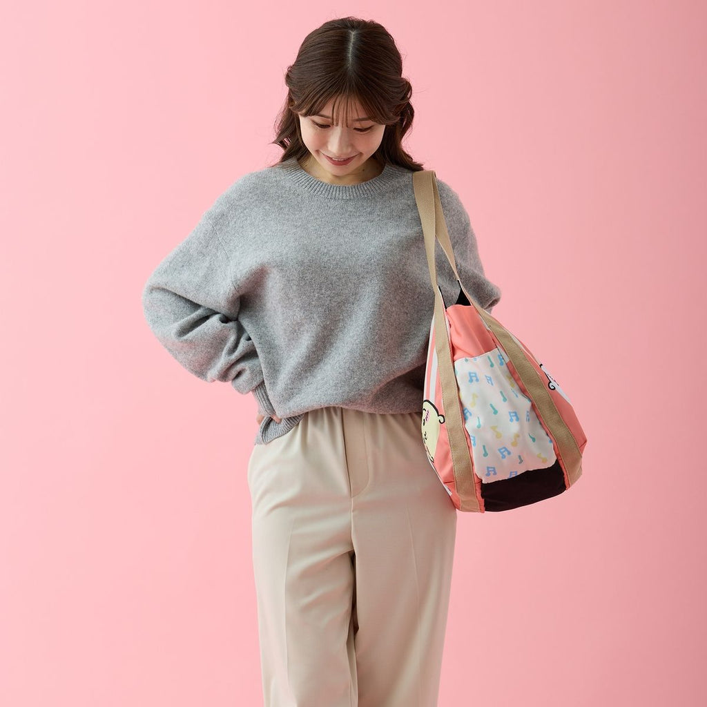 Chiikawa Balloon Bag Stripe Pink