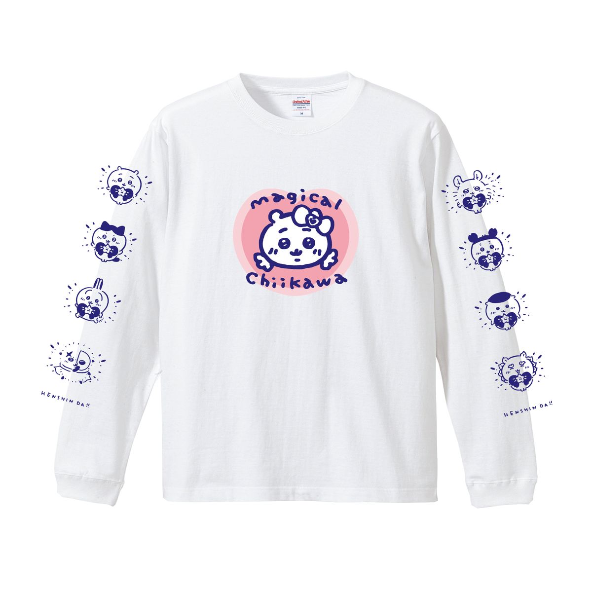 치이카와 매지컬 치이카와 L/S 티셔츠 변신 전 화이트